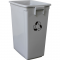 Plastikinis konteineris smulkių atliekų rūšiavimui (be dangčio), 60 l